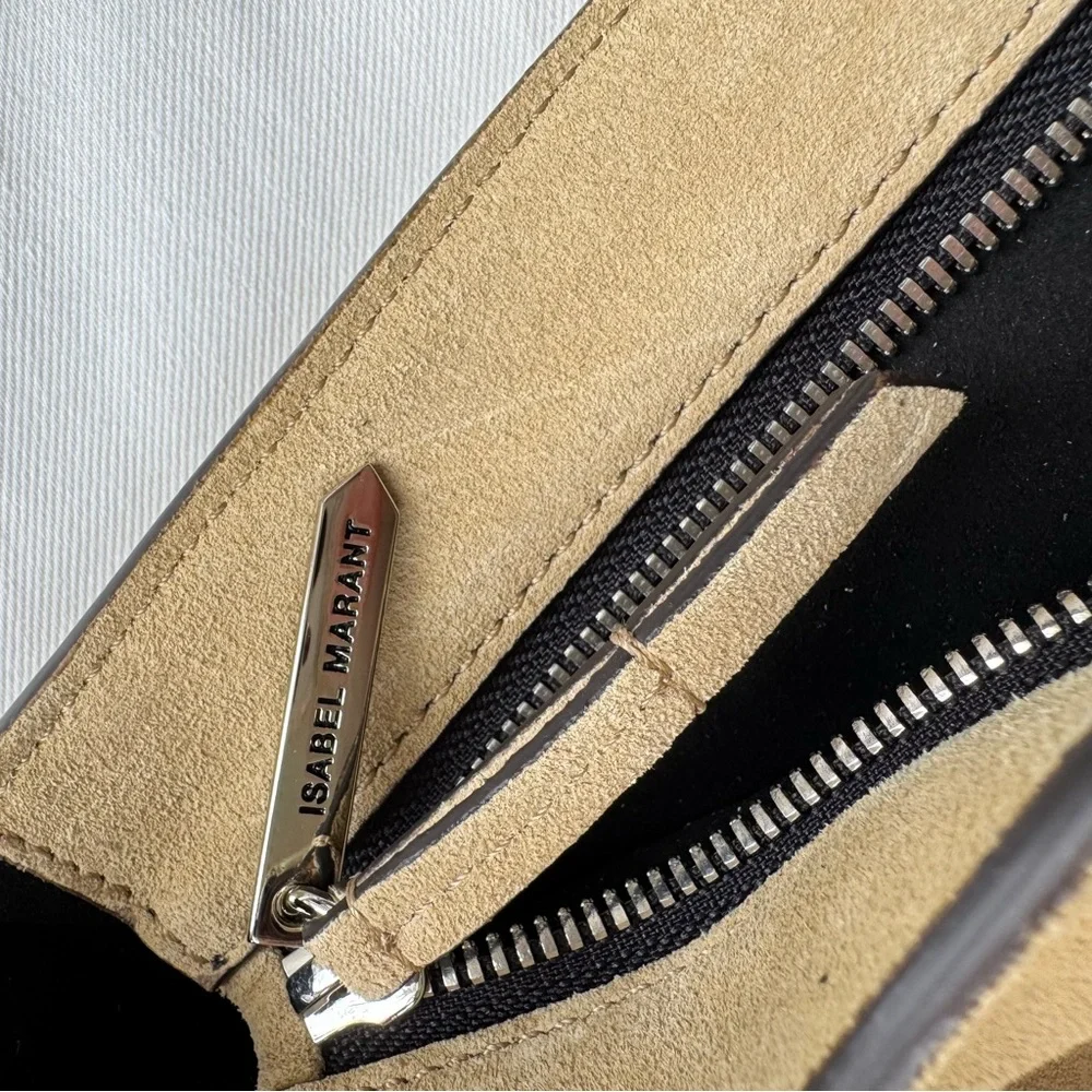 Isabel Marant Beige Suede Shoulder Bag NWOT - Picture 10 of 10